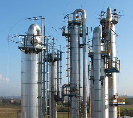 Distillation Column System for chemical process, pharmaceutical, petrochemical and gas processing industries.